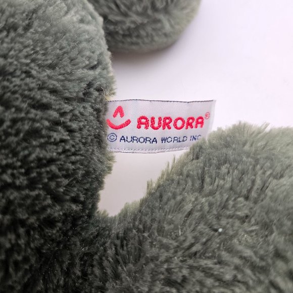 Aurora World Stuffed Animal Frog Green Plush Pet Toy 19" Plastic Eyes - Picture 6 of 10